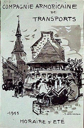Station de car place des Jacobins 1955 [titre attribué]_0