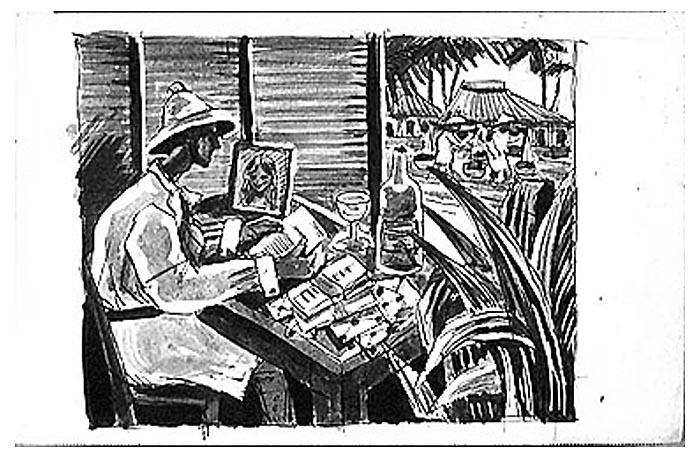 Homme lisant une lettre [titre attribué]_0