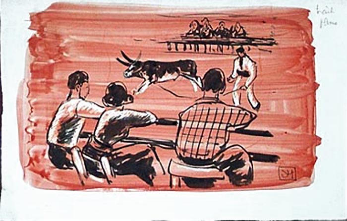 Course de Taureau (esquisse) [titre attribué]_0