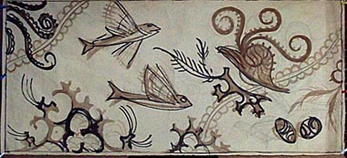 Maquette de la piscine de l'Aramis (Frise en 9 pièces) [titre attribué]_0