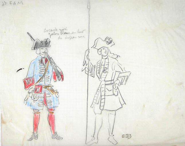 Etude de costume XVIIIe, marine militaire [titre attribué]_0