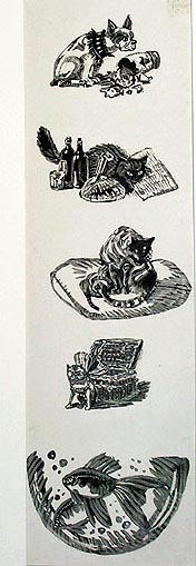 Chiens, chats et poissons [titre attribué]_0