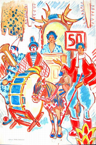 Le Cirque : grande parade aux animaux [titre attribué]_1