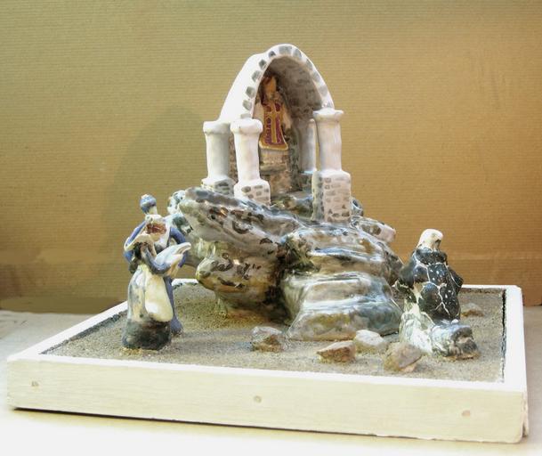 La chapelle sur la plage (titre inscrit sous le socle)_0