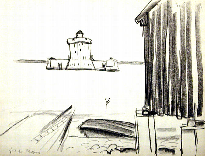 Fort de Chapus (esquisse : titre inscrit)_0