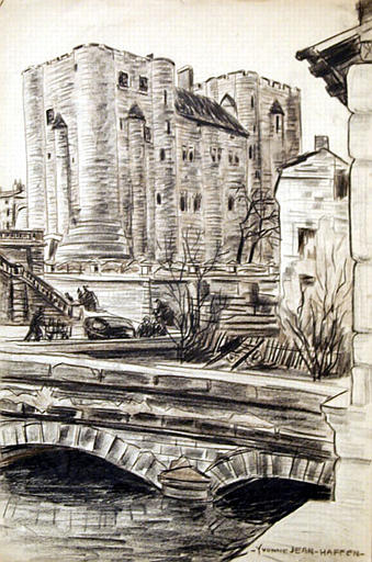 Château de Niort en hiver [titre attribué]_0