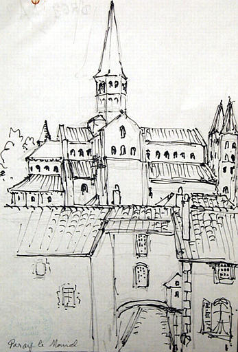 Paray-le-Monial (croquis : titre inscrit)_0