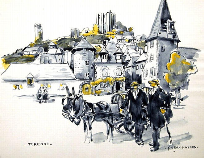 Turenne : le bourg et le château [titre attribué]_0