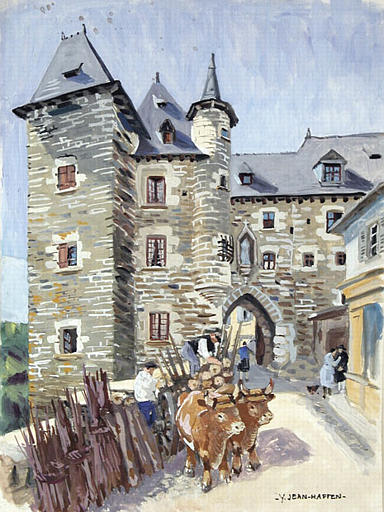 Uzerche : château et porte Bécharie (titre inscrit)_0