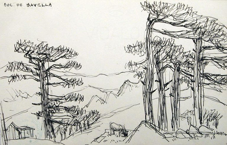 Col de Bavella (croquis : titre inscrit)_0