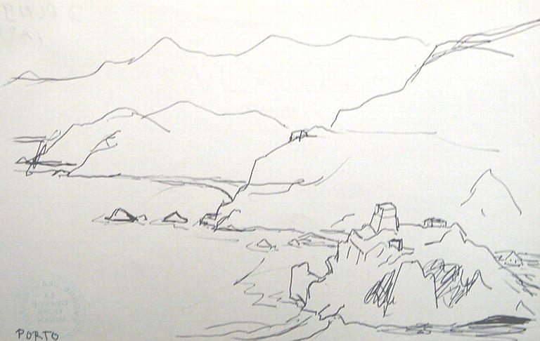 Site de Porto (croquis) [titre attribué]_0