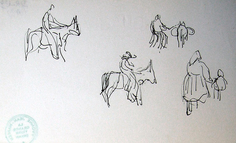 Silhouettes corses (étude) [titre attribué]_0
