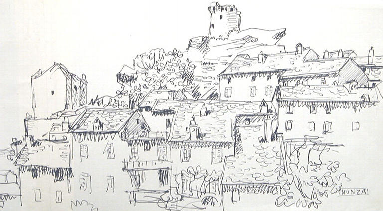 Nonza (croquis) [titre attribué]_0