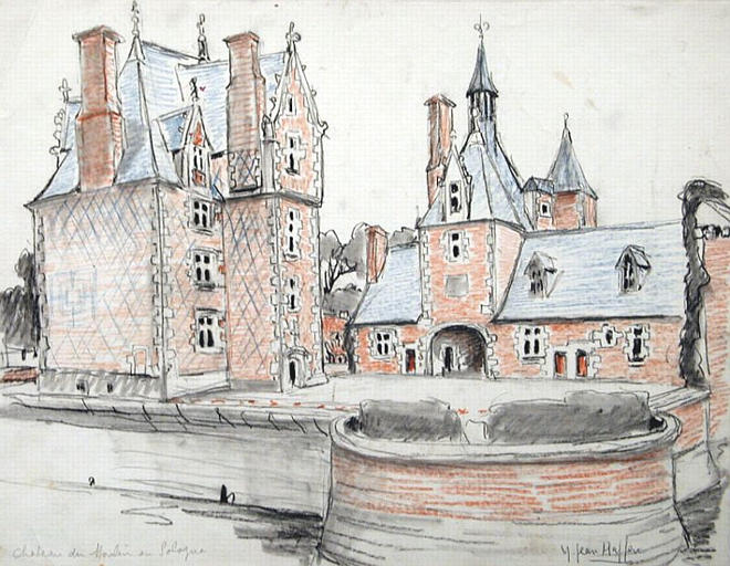 En Sologne : le château du Moulin [titre attribué]_0