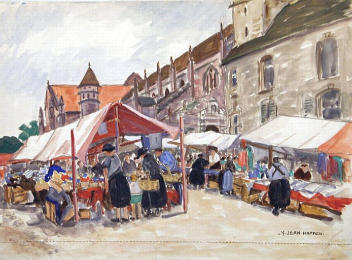 Luxeuil : le marché [titre attribué]_0