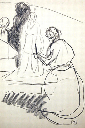 Prière à Sainte Sarah (étude) [titre attribué]_0