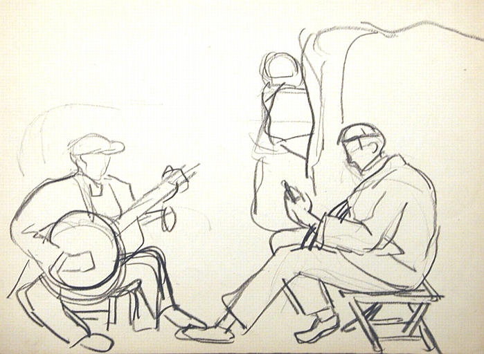 Musiciens (étude) [titre attribué]_0