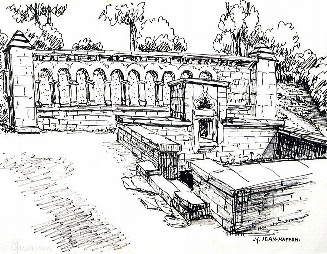 Fontaine monumentale à Querrien_0