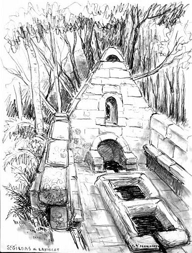 Laniscat : fontaine St Gildas (titre inscrit)_0