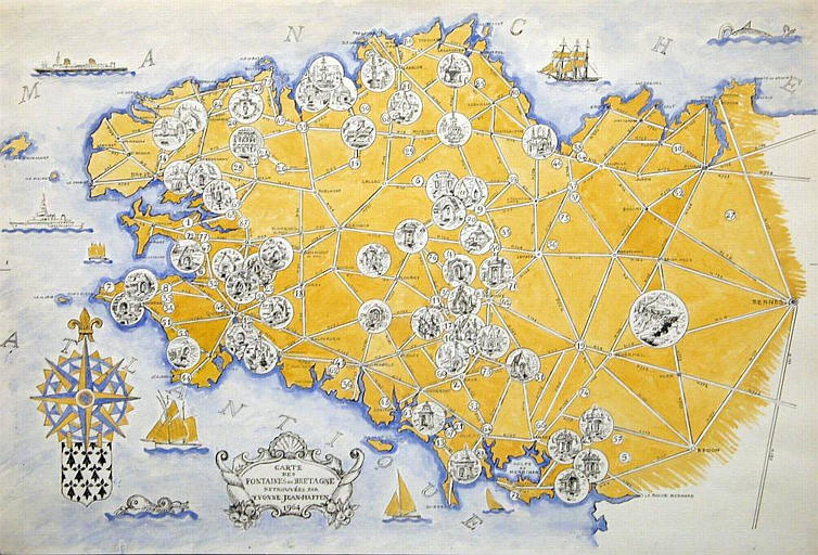 Carte des fontaines de Bretagne [titre attribué]_0