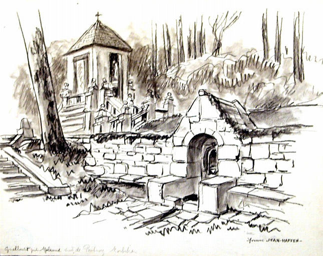 Guellouit : la fontaine (vue côté droit) [titre attribué]_0
