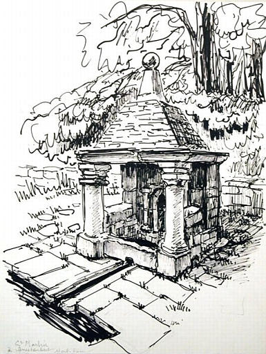 Questembert : la fontaine St Martin [titre attribué]_0