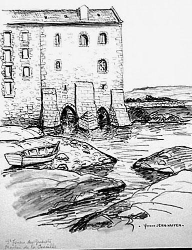 St Jouan des Guérets : moulin de la Couaille [titre attribué]_0