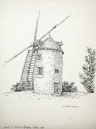 St Quay : moulin St Michel.Octobre 1971 (titre inscrit)_0