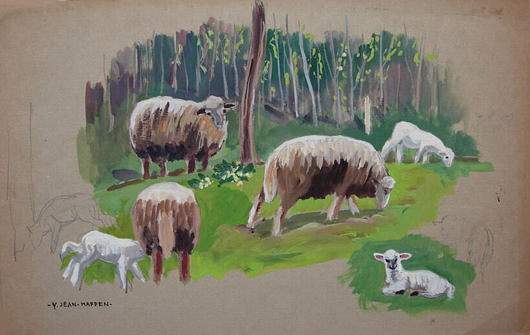 Dans la bergerie (étude) [titre attribué]_0