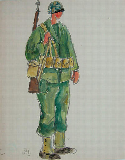 Soldat américain (étude) [titre attribué]_0
