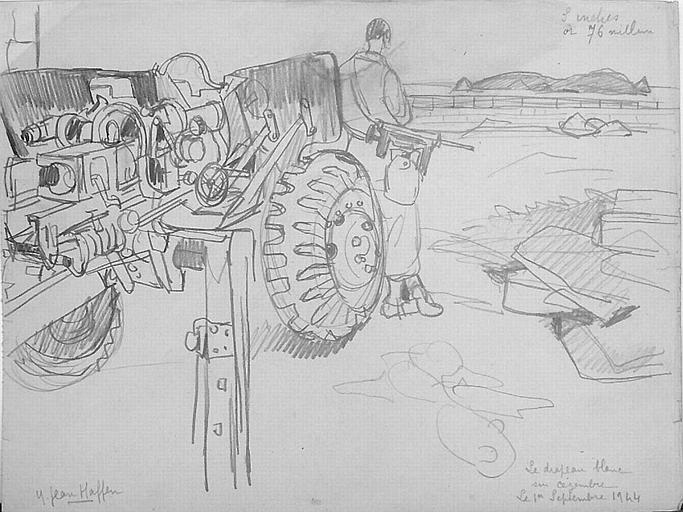 En attendant la rédition de Cézembre ; 1er Septembre 1944 [titre attribué]_0