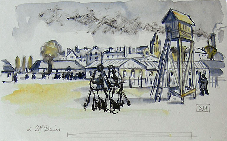 Camp de prisonniers anglais à St Denis [titre attribué]_0