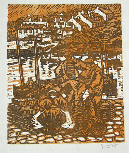 Vente de poissons à Doëlan [titre attribué]_0