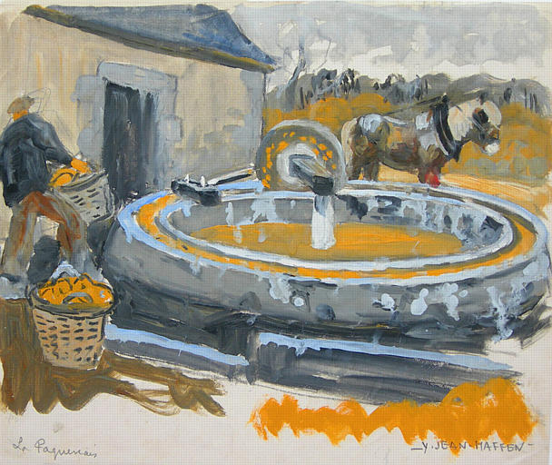 La Paquenais : moulin à pommes [titre attribué]_0