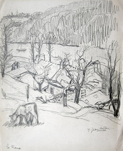 Les bords de la Rance (esquisse) [titre attribué]_0