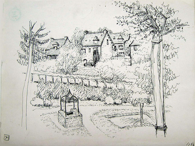 Jardin du Prieuré (esquisse) [titre attribué]_0