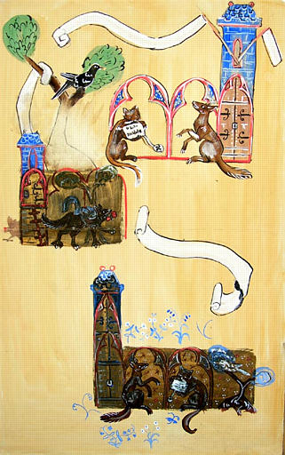 Renart et Isengrin (copies de miniatures) [titre attribué]_0