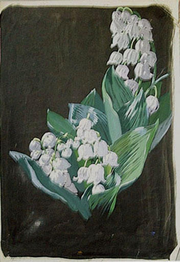 Muguet sur fond noir [titre attribué]_0