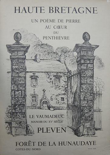 PLEVEN ; Le Vaumadeuc ; Affiche publicitaire noire [titre attribué]_0