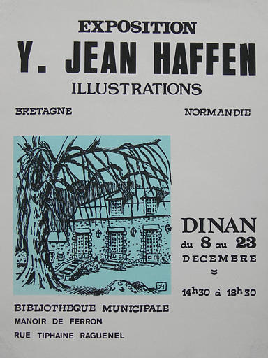 DINAN ; Bibliothèque Municipale ; Bretagne-Normandie ; Du 8 au 23 décembre. (exposition Yvonne Jean-Haffen) [titre attribué]_0