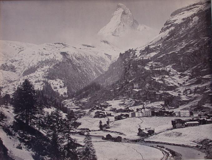 Vue Suisse. Zermat et le Mont Cervin_0