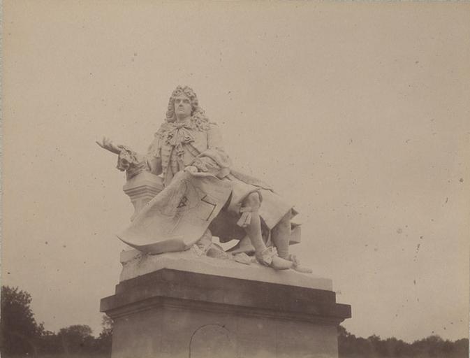 Chantilly : la statue de Lenôtre. 1885. 961, A Chalot, 1885