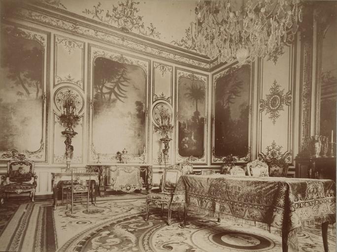 Chantilly, la chambre de M. le Prince et les peintures de Huet. 27, A Chalot, 1885