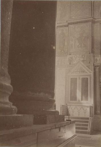 Le trône du Roi Roger, dans l'église de Montréal (Sicile) 13 avril 1885_0