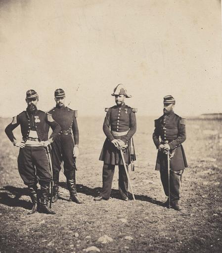 Général Beuret and officers of his Staff, March.y 25 th 1856_0