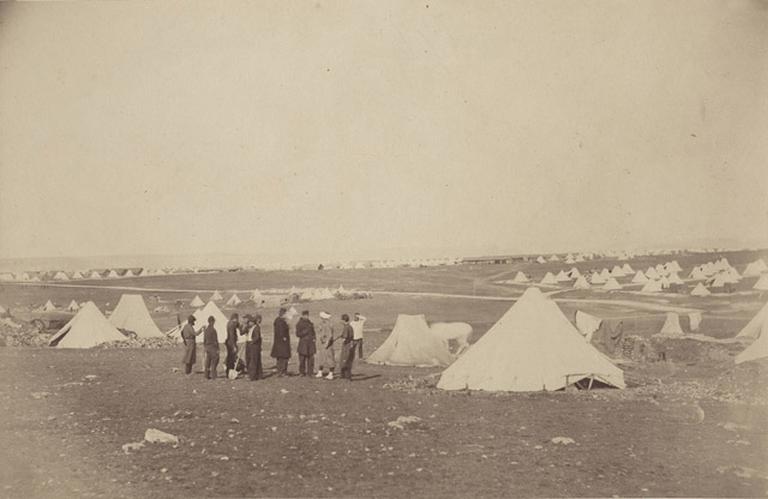 Gal Bosquet's Quarters looking towards Mackenzie Farm, March. 25 th 1856_0