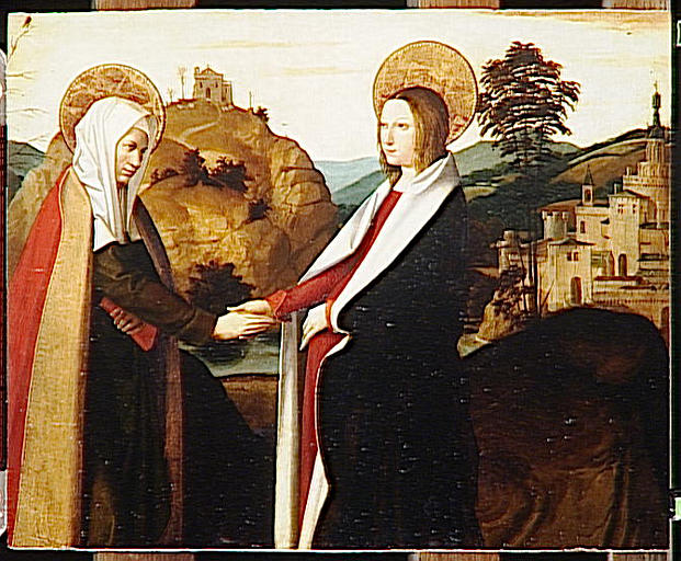 LA VISITATION (recto) ; SAINTE LUCIE (verso)_0