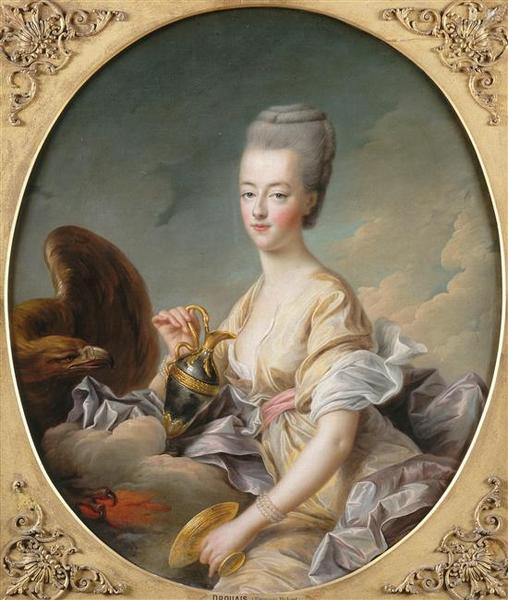 Madame la Dauphine Marie-Antoinette, en Hébé_0