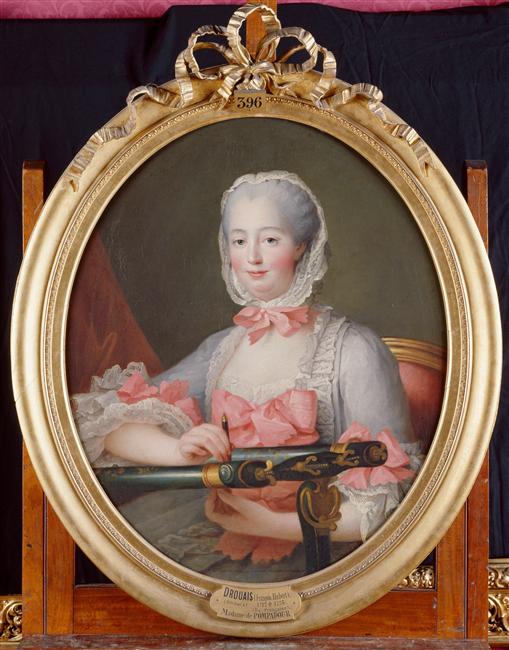 Portrait de Jeanne Antoinette Poisson, marquise de Pompadour, François Hubert Drouais, 18e siècle