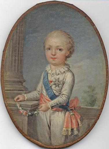 Portrait de Louis ; Dauphin ; fils aîné de Louis XVI, ou de Louis-Charles, duc de Normandie_0